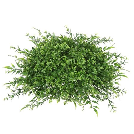 DARE2DECOR 18 in. Mixed Greenery Green Half Ball DA701744